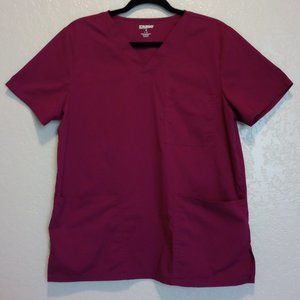 Scrubstar Maroon Women's Size S Scrub Top